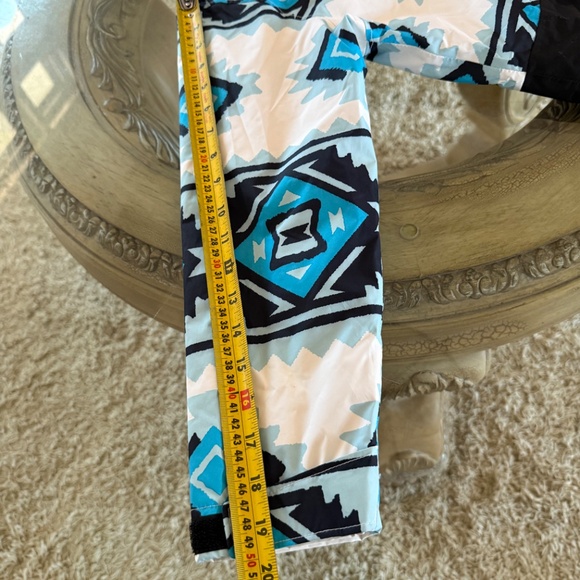 The North Face Girls' Brianna Hooded Jacket Aztec Blue/Black Size Youth S/P 7/8 - Picture 6 of 8